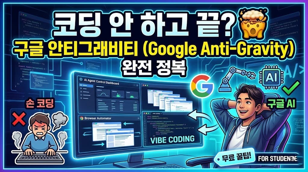 구글 안티그래비티 바이브코딩 사용법