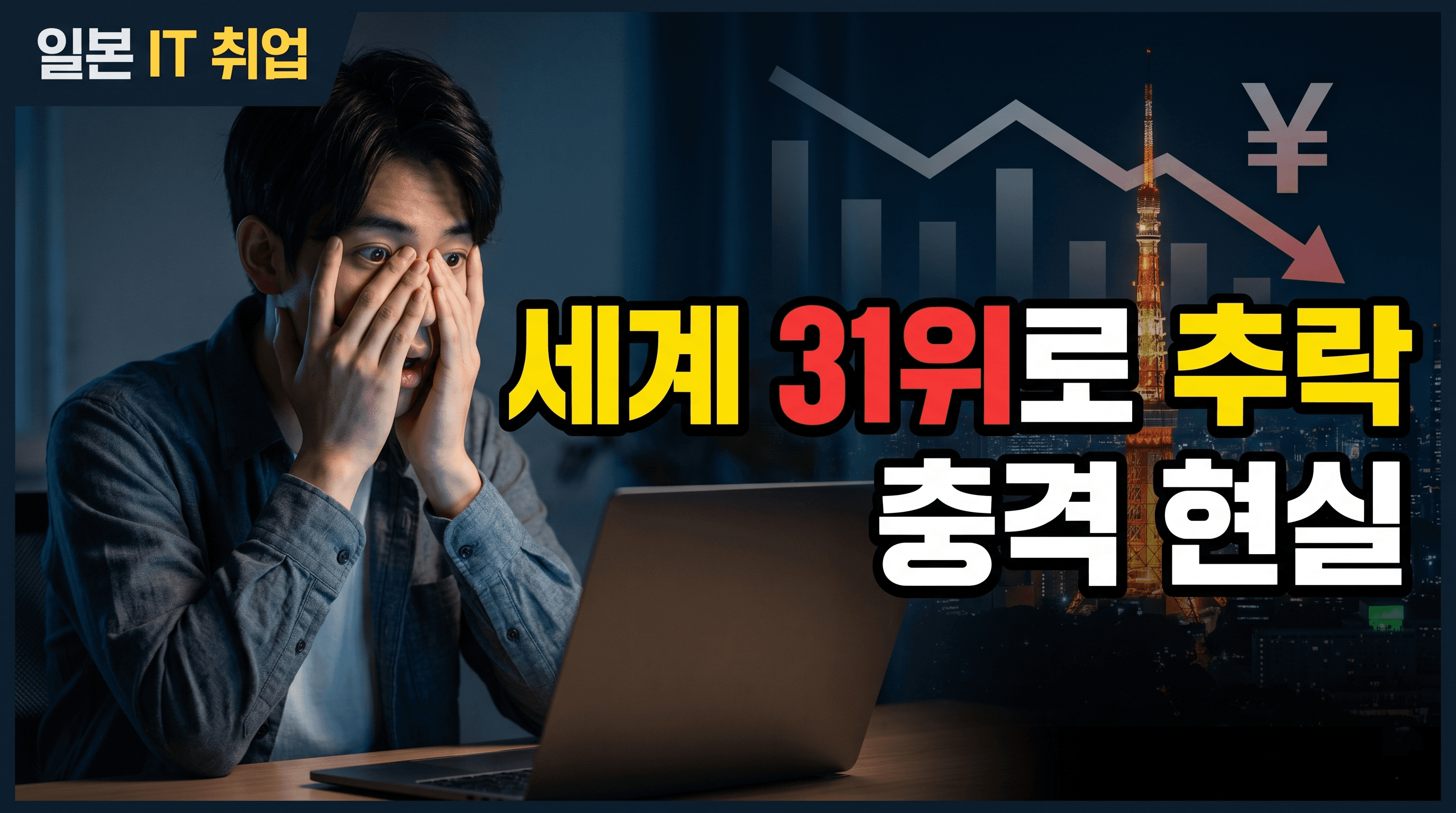 일본 IT 취업 현실 및 개발자 연봉 세계 31위 추락 이유 (feat. 슈퍼 엔저)