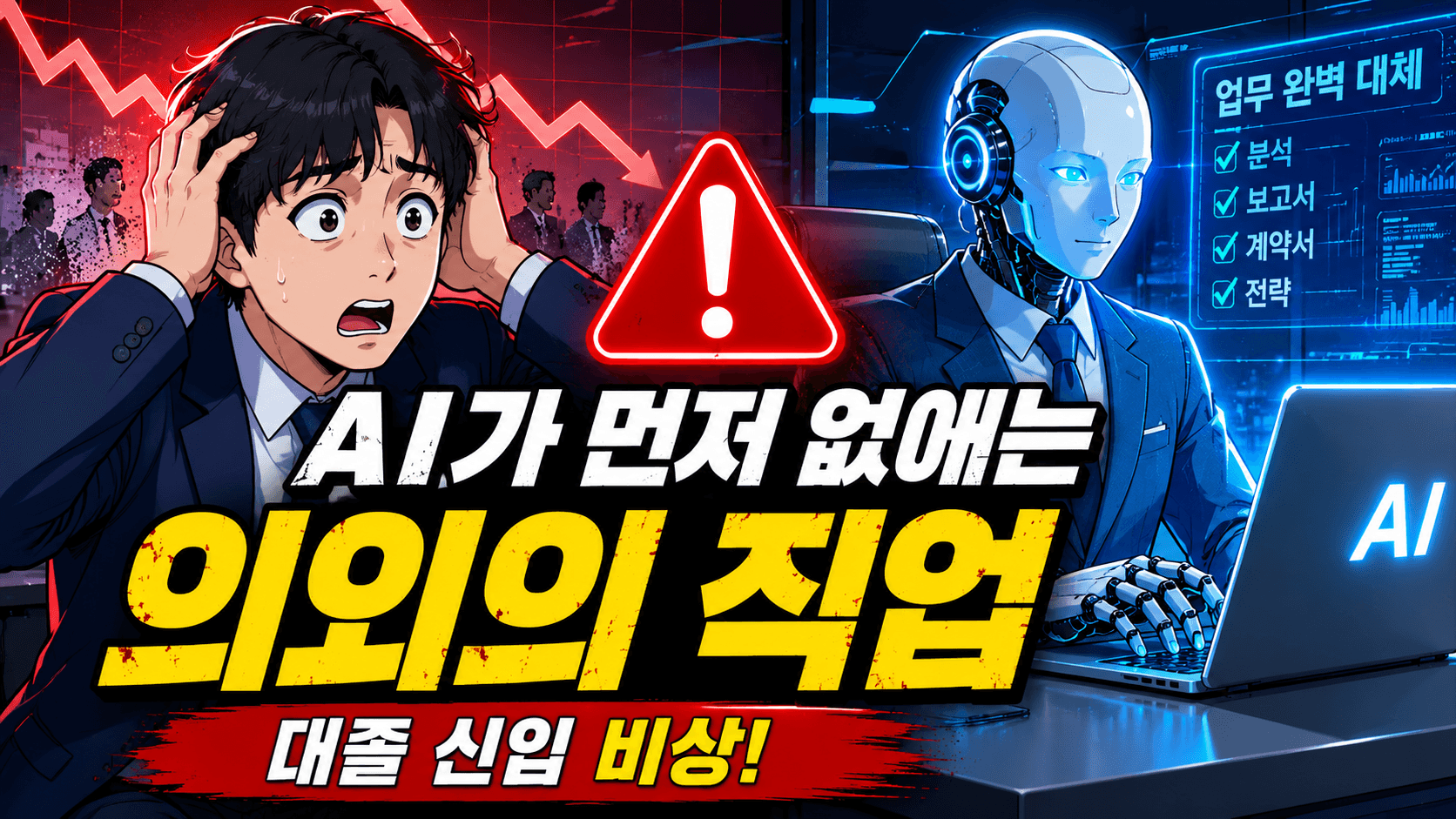 대졸자 일자리가 증발한다? 대기업만 살아남는 진짜 이유